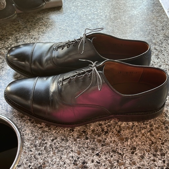 ALLEN EDMONDS | Park Avenue Cap-toe Oxfords Black men’s size 13B good preowned - Picture 1 of 16